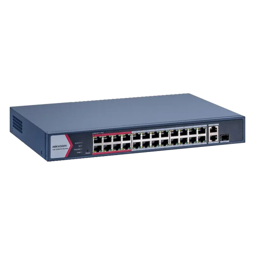 Switch 24 porturi PoE 100Mbps, 1 x Gigabit RJ45, 1 x Gigabit combo, Management - HIKVISION DS-3E1326P-EI-M – HIKVISION DS-3E1326P-EI-M