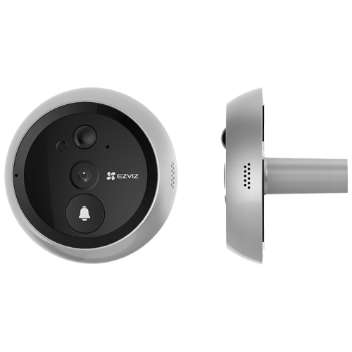 Vizor electronic smart EZVIZ, Wi-Fi, FullHD 1080P, monitor 4.3 inch, acumulator 4600mAh, slot SDcard – EZVIZ CS-HP4(2WPFBS)