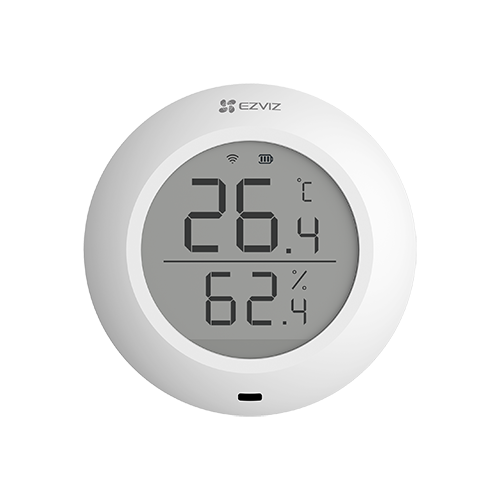 Senzor de temperatura si umiditate Smart Home EZVIZ, afisaj 1.8 inch, comunicare Wireless ZigBee CS-T51C – EZVIZ CS-T51C