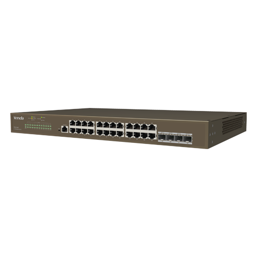 Switch 24 porturi Gigabit, 4 porturi SFP Gigabit, Management - TENDA TND-TEG5328F – TENDA TND-TEG5328F