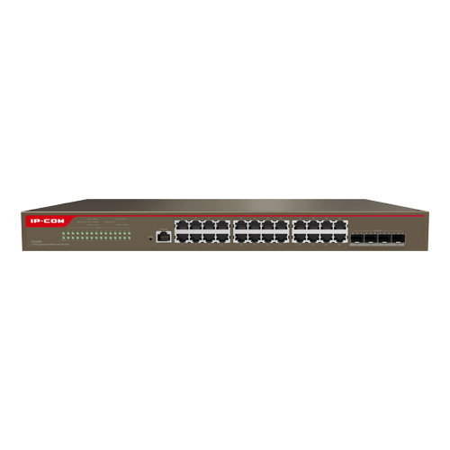 Switch 24 porturi Gigabit, 4 porturi SFP+ 10Gbps, Management - IP-COM G5328X – IP-COM G5328X