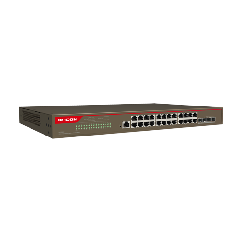 Switch 24 porturi Gigabit, 4 porturi SFP+ 10Gbps, Management - IP-COM G5328X – IP-COM G5328X