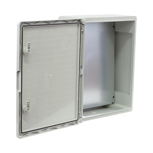 Plastim PP3003 – Cutie distributie IP65 din ABS gri, usa mata, placa metalica, 400x500x175 mm PP3003 Cutie distributie IP65 din ABS gri, usa mata, placa metalica, 400x500x175 mm PP3003 – Plastim PP3003