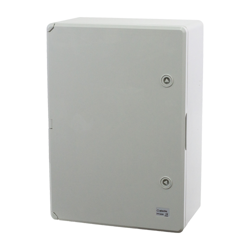 Cutie distributie IP65 din ABS gri, usa mata, placa metalica, 350x500x190 mm PP3006 – Plastim PP3006