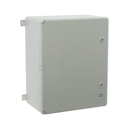 Cutie distributie IP65 din ABS gri, usa mata, placa metalica, 400x500x240 mm PP3007 – Plastim PP3007