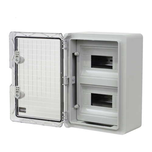 Plastim PP3112 – Cutie modulara IP65 din ABS gri, usa transparenta, 2 x 9 module, 250x350x150 mm PP3112 Cutie modulara IP65 din ABS gri, usa transparenta, 2 x 9 module, 250x350x150 mm PP3112 – Plastim PP3112