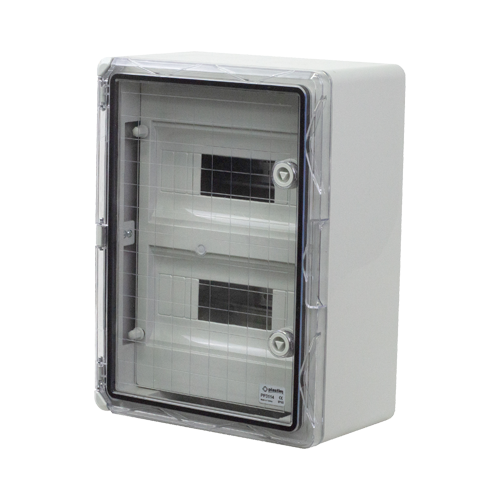 Plastim PP3114 – Cutie modulara IP65 din ABS gri, usa transparenta, 2 x 12 module, 300x400x170 mm PP3114 Cutie modulara IP65 din ABS gri, usa transparenta, 2 x 12 module, 300x400x170 mm PP3114 – Plastim PP3114