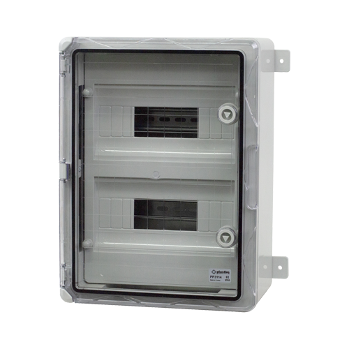 Plastim PP3114 – Cutie modulara IP65 din ABS gri, usa transparenta, 2 x 12 module, 300x400x170 mm PP3114 Cutie modulara IP65 din ABS gri, usa transparenta, 2 x 12 module, 300x400x170 mm PP3114 – Plastim PP3114
