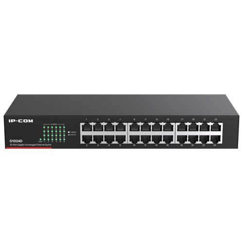 Switch 24 porturi Gigabit, 1U - IP-COM G1024D – IP-COM G1024D