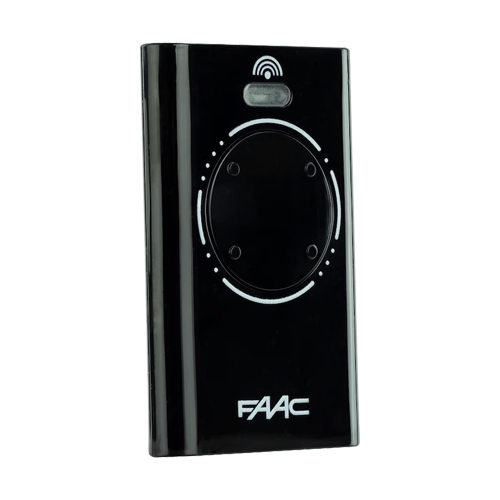 Telecomanda 4 canale, XT4, SLH LR, 433 MHz, negru - FAAC XT4SLH-LR-7870081 – FAAC XT4SLH-LR-7870081