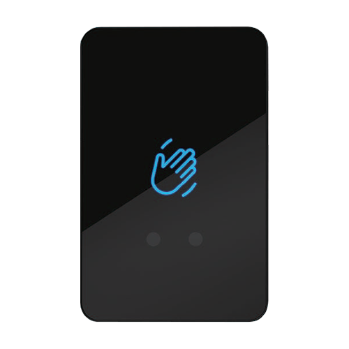 Buton de iesire Touchless ajustabil, plastic negru, montaj aparent, IP66 CSB-20C30S-P2 – CSAccess CSB-20C30S-P2