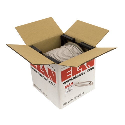 Cablu UTP, cat 5E, CUPRU 100%, 305m UTP-CAT5e-CU – ELAN UTP-CAT5e-CU
