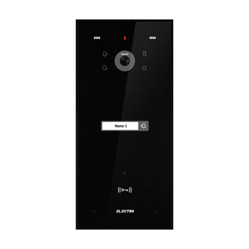 Panou exterior video Home pentru 1 Familie - SMART, G3, montaj ingropat, NEGRU - ELECTRA VPH.01F03.ELBTL – ELECTRA VPH.01F03.ELBTL