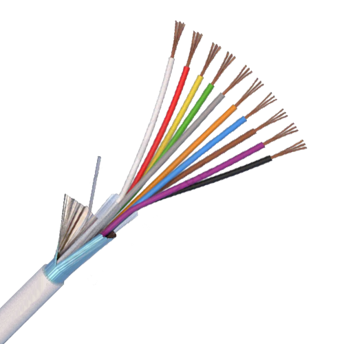 Cablu de alarma 10 fire ecranate, cupru integral, 100m 10CUEF – ELAN 10CUEF