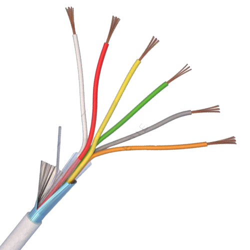 Cablu de alarma 6 fire ecranate, cupru integral, 100m 6CUEF – ELAN 6CUEF