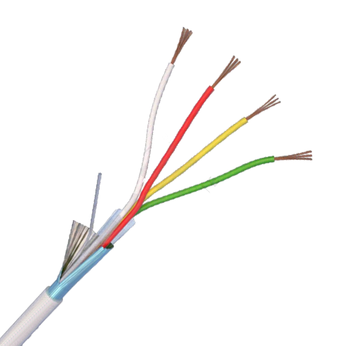 Cablu de alarma 4 fire ecranate, cupru integral, 100m 4CUEF – ELAN 4CUEF