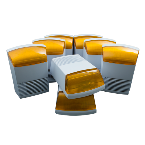 KIT 8 sirene de exterior BS1 BS1X8 – OEM BS1X8