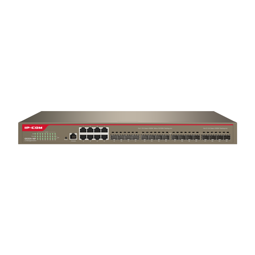Switch 8 porturi Gigabit, 16 porturi SFP Gigabit, L2 Cloud Management - IP-COM G5324-16F – IP-COM G5324-16F