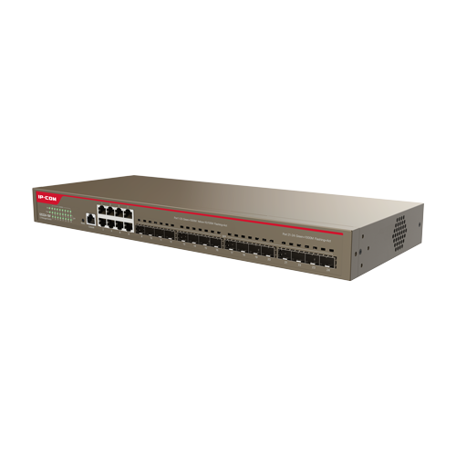 Switch 8 porturi Gigabit, 16 porturi SFP Gigabit, L2 Cloud Management - IP-COM G5324-16F – IP-COM G5324-16F