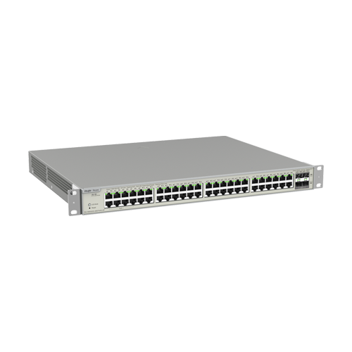 Switch 48 porturi PoE+ Gigabit, 8 porturi PoE++, 4 porturi SFP+, L3 Cloud Management - Ruijie RG-NBS5200-48GT4XS-UP – Ruijie Networks RG-NBS5200-48GT4XS-UP