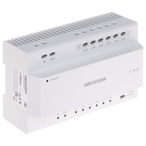 Distribuitor Video/Audio, 2 fire pentru 6 posturi interior/exterior  - HIKVISION DS-KAD7060EY – HIKVISION DS-KAD7060EY