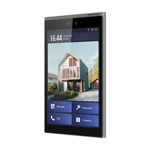 Videointerfon TCP/IP, 10.1 touch screen, 2x2MP, Recunoastere Faciala, Card, Alarma - HIKVISION DS-KD9633-WBE6 – HIKVISION DS-KD9633-WBE6