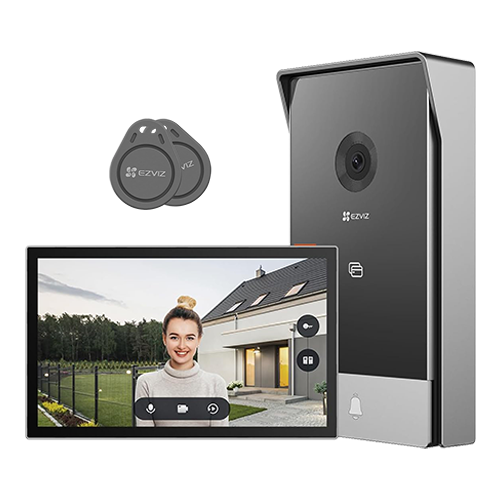 Kit video-interfon, monitor tactil 7 inch, 2 fire, camera 2MP, IR 5m, SDcard, Wi-Fi6 - EZVIZ CS-HP5-2MP – EZVIZ CS-HP5-2MP
