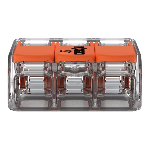 Conector derivatie 3 fire, max. 4 mm² (50 buc.) - WAGO 221-413 – WAGO 221-413