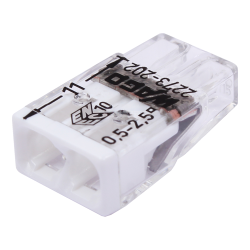 WAGO 2273-202 – Conector compact de imbinare, 2 fire, max. 2.5 mm² (100 buc.) - WAGO 2273-202 Conector compact de imbinare, 2 fire, max. 2.5 mm² (100 buc.) - WAGO 2273-202 – WAGO 2273-202