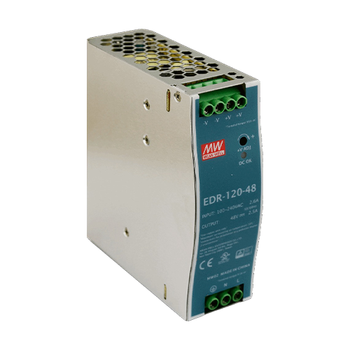 Sursa de alimentare in comutatie, 48V / 2.5A, sina DIN - MEAN WELL EDR-120-48 – MeanWell EDR-120-48