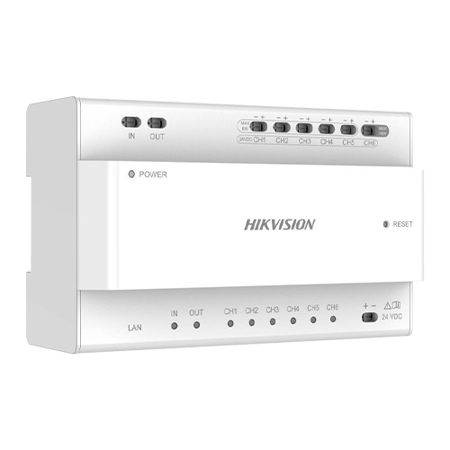 HIKVISION DS-KAD706Y – Distribuitor Video/Audio 2 fire pentru 6 posturi - HIKVISION DS-KAD706Y Distribuitor Video/Audio 2 fire pentru 6 posturi - HIKVISION DS-KAD706Y – HIKVISION DS-KAD706Y