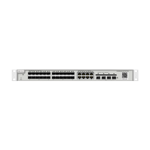 Switch 24 porturi SFP, 4 porturi SFP+, 8 porturi RJ45 Gigabit, L2 Cloud Management - Ruijie RG-NBS3200-24SFP/8GT4XS – Ruijie Networks RG-NBS3200-24SFP/8GT4XS