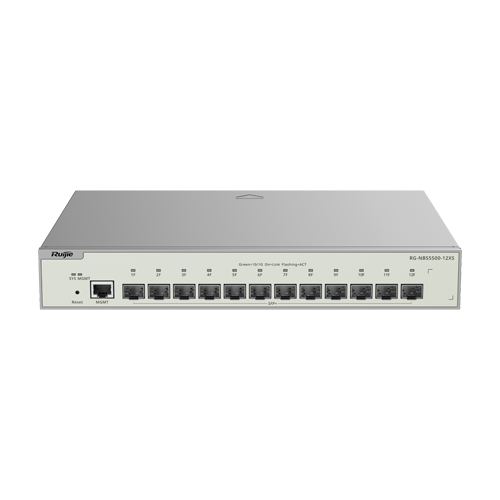 Switch 12 porturi SFP+ 10 Gbps, L3 Cloud Management - Ruijie RG-NBS5500-12XS – Ruijie Networks RG-NBS5500-12XS