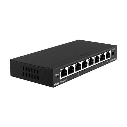 Switch 8 porturi RJ45 Gigabit, L2 Cloud Management - Ruijie RG-ES208GC – Ruijie Networks RG-ES208GC