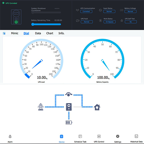 UPS TSY Power, 600VA/360W, LED,  line interactive, 2 x Schuko TSY-MP-0K6-LED – TSY Power TSY-MP-0K6-LED