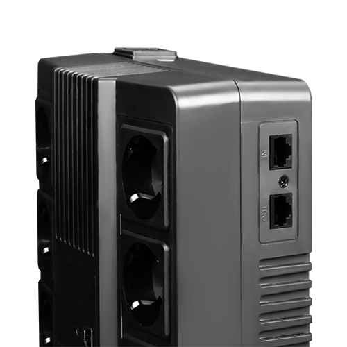 UPS TSY Power, 1000VA/600W, LCD,  line interactive, 8 x Schuko TSY-D-1K0-LCD – TSY Power TSY-D-1K0-LCD