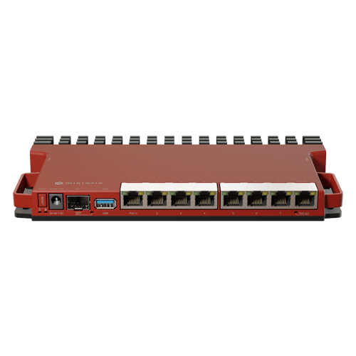 Mikrotik L009UiGS-RM – Router 8 porturi Gigabit, 1 port PoE IN, 1 port PoE Out, SFP 2.5G, NAND, USB, 1U - MikroTik L009UiGS-RM Router 8 porturi Gigabit, 1 port PoE IN, 1 port PoE Out, SFP 2.5G, NAND, USB, 1U - MikroTik L009UiGS-RM – Mikrotik L009UiGS-RM