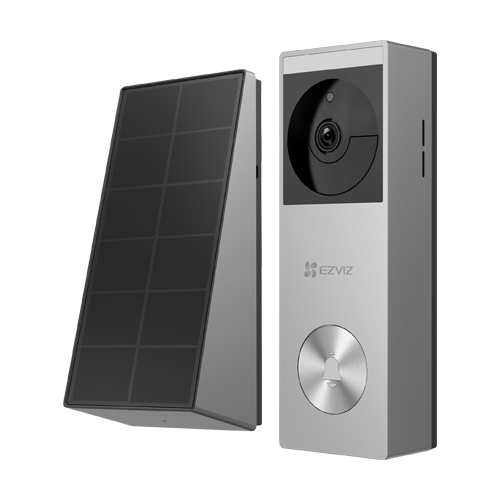 Sonerie video smart, Wi-Fi, 2K, Panou solar, acumulator 5200mAh, PIR, IR 6M, Stocare 32GB - EZVIZ CS-HP3(3MP) – EZVIZ CS-HP3(3MP)