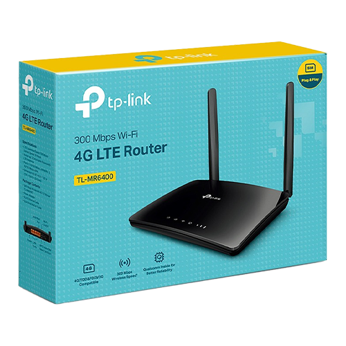 TP-LINK TL-MR6400 – Router 4G LTE TP-LINK TL-MR6400 wireless N 300 Mbps TL-MR6400 Router 4G LTE TP-LINK TL-MR6400 wireless N 300 Mbps TL-MR6400 – TP-LINK TL-MR6400