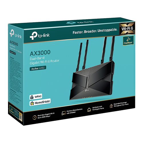 Router Wireless TP-Link Archer AX53, AX3000, Dual-Band, Wi-Fi 6 ArcherAX53 – TP-LINK ArcherAX53