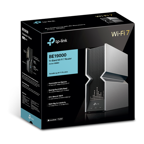 Router Wireless TP-Link Archer BE800, BE19000, Tri-Band, Wi-Fi 7 EasyMesh VPN ecran LED ArcherBE800 – TP-LINK ArcherBE800