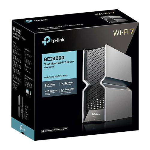 Router Wireless TP-LINK Archer BE900 Gigabit BE24000 Quad-Band WiFi 7 ArcherBE900 – TP-LINK ArcherBE900