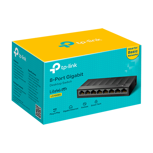 TP-LINK LS1008G – Switch LiteWave LS1008G, 8 porturi RJ45 Gigabit, Unmanaged - TP-Link LS1008G Switch LiteWave LS1008G, 8 porturi RJ45 Gigabit, Unmanaged - TP-Link LS1008G – TP-LINK LS1008G