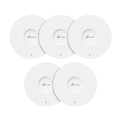 Set 5 x Access Point Wi-Fi 6, AX3000 Dual-Band, 3/5 dBi, 1 x RJ45 Gigabit, PoE - TP-Link Omada EAP653(5-pack) – TP-LINK EAP653(5-pack)