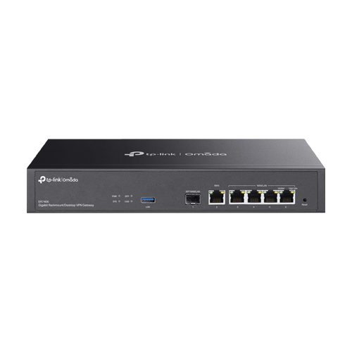 Router VPN, 1 x SFP Gigabit, 5 x RJ45 Gigabit, 1 x USB, 1U - TP-Link Omada ER7406 – TP-LINK ER7406