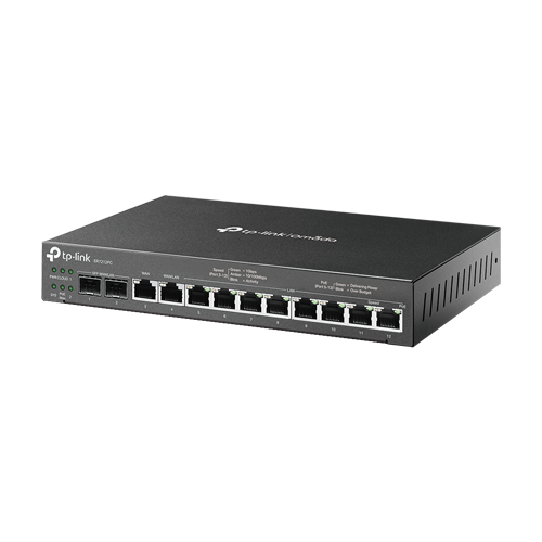 Router 3-in-1 VPN, Switch PoE, Controller, 2 x SFP 1G, 10 x RJ45 1G, Multi-WAN - TP-Link Omada ER7212PC – TP-LINK ER7212PC
