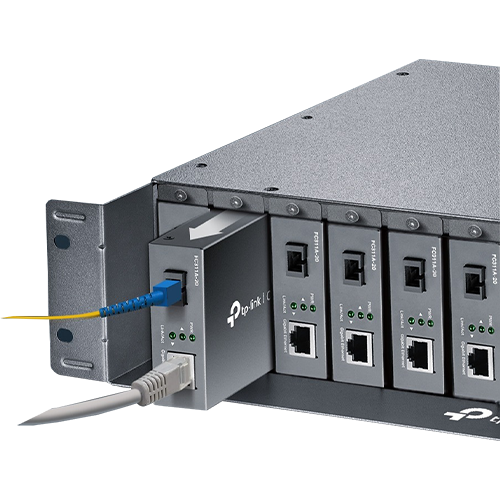 Suport rackabil pentru convertoare media TP-Link TL-FC1420, 14 sloturi - TP-Link FC1420 – TP-LINK FC1420