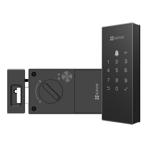 Yala inteligenta ,Wi-Fi, sonerie incorporata, verificare status inchidere, alarma anti-furt - EZVIZ CS-DL03(WP)-Black – EZVIZ CS-DL03(WP)-Black