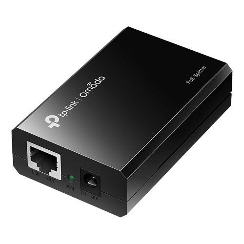 Splitter PoE,  2 x RJ45 Gigabit, 1 x DC Out, max. 12W - TP-Link Omada POE10R – TP-LINK POE10R