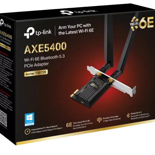 TP-LINK ArcherTXE72E – Placa de retea TP-Link Archer TXE72E Tri-Band Wi-Fi 6E Bluetooth 5.3 - TP-LINK ArcherTXE72E Placa de retea TP-Link Archer TXE72E Tri-Band Wi-Fi 6E Bluetooth 5.3 - TP-LINK ArcherTXE72E – TP-LINK ArcherTXE72E